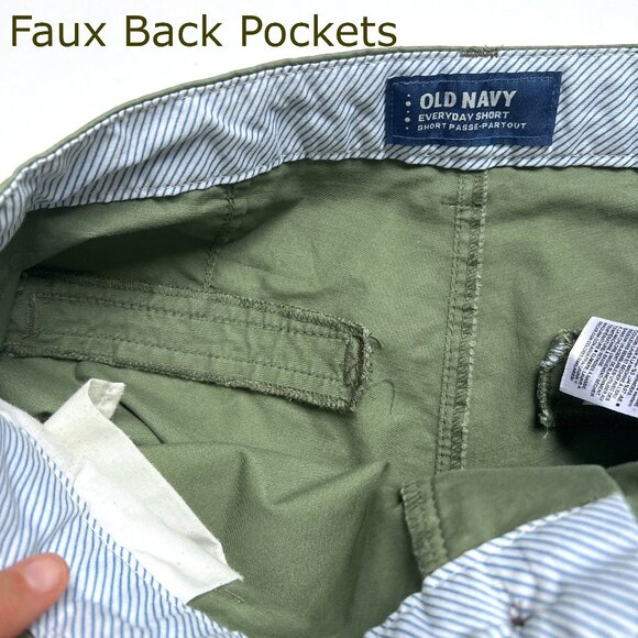 Old Navy Women’s Green Everyday Short, size 0 - Picture 9 of 9